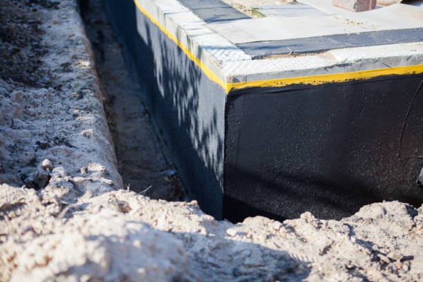 Professional Basement Waterproofing technician working in Harriman, NY